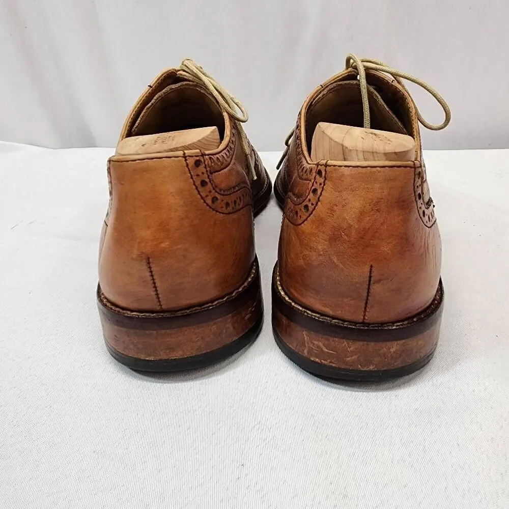 Cole Haan Morris Wingtip Oxford Men's Dress Shoe Size 10.5 M Brown Lace-up
